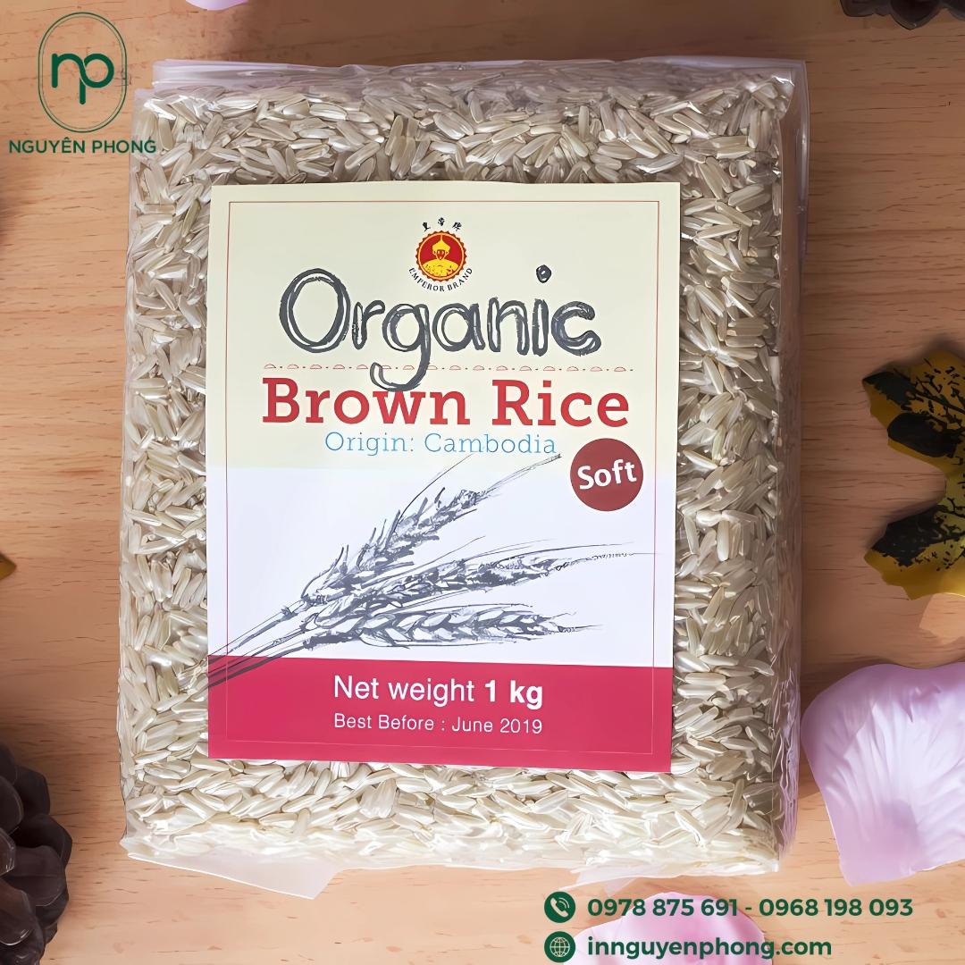 Mẫu tem gạo lứt 1 kg